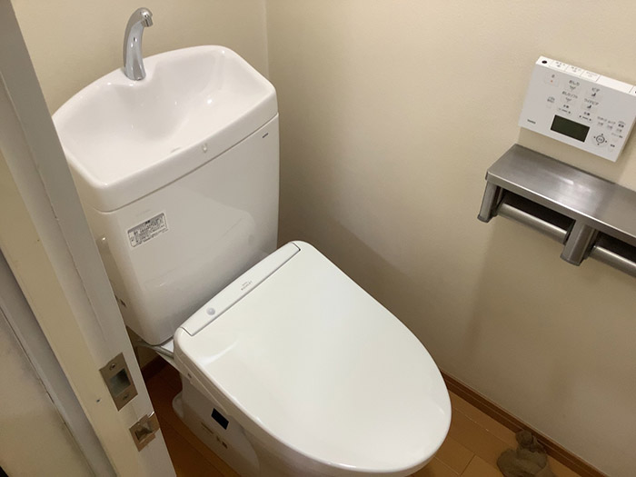 アパート内トイレ　便器更新工事｜千葉県松戸市　　